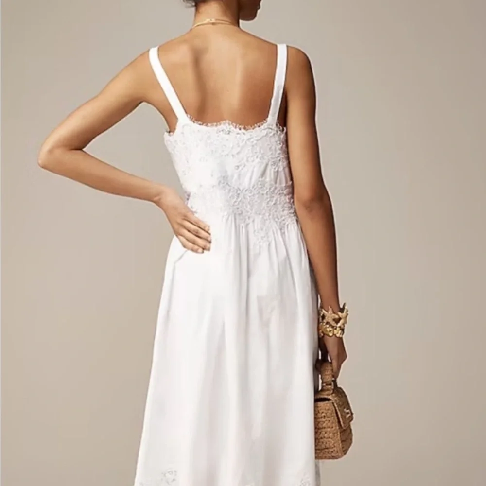 J. Crew White Lace Midi Dress - Picture 2 of 16